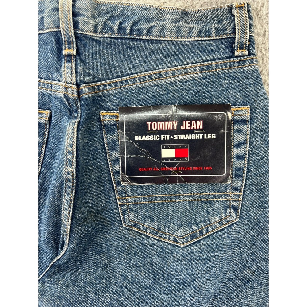 Vintage Y2k Tommy Jeans‎ Womens 29/32 Blue Denim Classic Fit Straight Leg READ